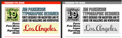 Parkinson Type Design