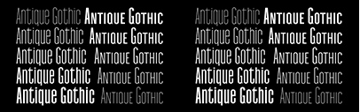 @ProductionType released Antique Gothic.