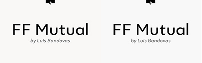 FontFont released FF Mutual designed by Luis Bandovas.