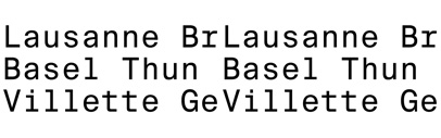 Suisse BP Mono
