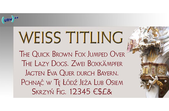 Weiss Titling