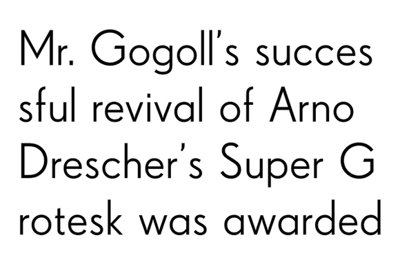 Drescher Grotesk