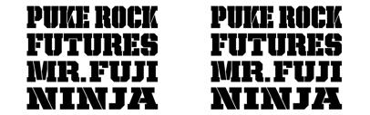 United Serif Stencil