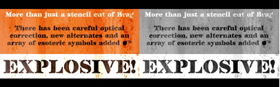 Brag Stencil