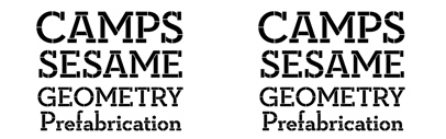 Neutra Slab Display Stencil