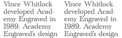Academy Engraved