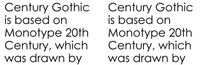 Century Gothic