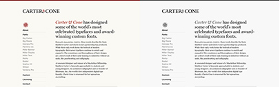 Carter & Cone Type Inc.