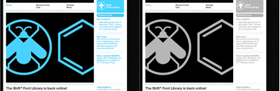 Shift Font Library