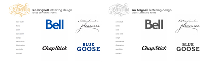 Ian Brignell Lettering Design