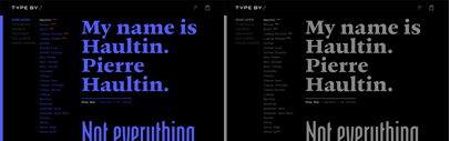 TYPE BY