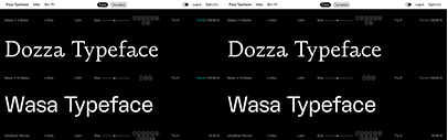 Pizza Typefaces