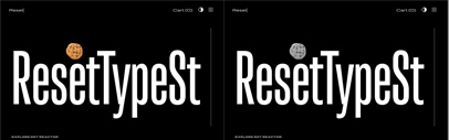 Reset Type Studio