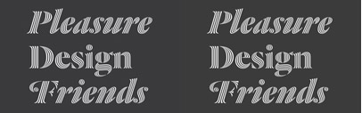 Dala Prisma‚ a development of the stencil typeface Dala Floda‚ conceived by @PauloBarnesi and drawn by @benkiel
