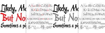 Canada Type updated and remastered Zigarre and Cotillion by Jim Rimmer.
