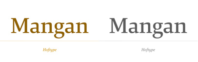 Mangan by Hoftype. The Light weight is free of charge. Mangan Family is 50% off until March 2.