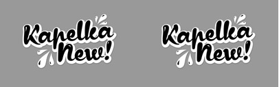 Kapelka New is a soft and friendly display face based on the principles of writing with a soft pointed brush.