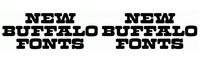 Buffalo by @houseindustries is available in digital and letterpress-compatible wood format.