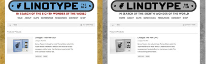 Use code "etaoinshrdlu" and get $5 off with purchase of Linotype: The Film DVD today.