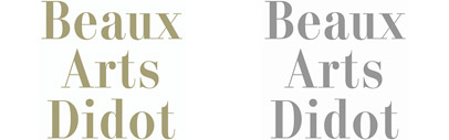 Beaux Arts Didot from Photo-Lettering. Digitized by Jean-Baptiste Levée.