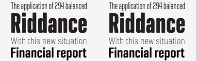 The popular Geogrotesque family becomes an extended system with the inclusion of three new members to the pack: Condensed‚ Compressed and Extra Compressed.