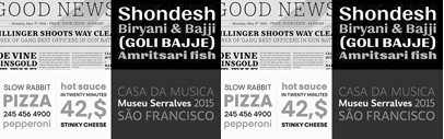 Decan‚ Quilon‚ Touche‚ and Vyoma; four Latin typefaces from @itfoundry