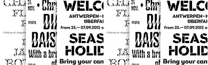 OurType’s Stencil Fonts Series #3; Bery Tuscan‚ Greco‚ and Remo are free for a limited time.