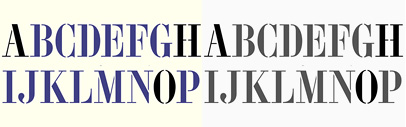 CastleType released a stencil didone‚ Norberto Stencil.