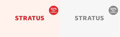 Stratus is a neutral sans-serif family‚ consisting of six weights. Designed by @I_am_mfoley. Stratus Family is 50% off until Aug 13.