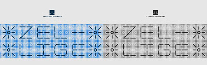 Zellige is a modular typeface inspired by the tiles that can be found in Southern Europe and North Africa.