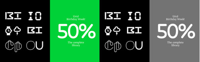 The Urtd’s fonts at MyFonts.com are 50% off till December 14th.