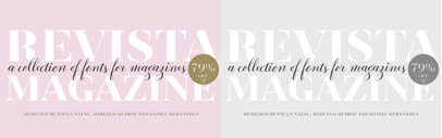 Revista by @Latinotype. Revista Complete Family is 79% off until Nov 21.