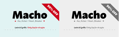 Macho by Dada Studio. 90% off until Nov 29.