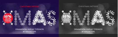 4 special versions of Pattern by Eike Dingler for Christmas