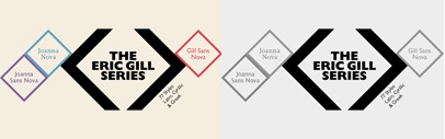 Gill Sans Nova‚ Joanna Nova‚ and Joanna Sans Nova are available. The Eric Gill Series Complete Pack is $199 for a limited time.