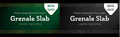 Grenale Slab by @insigneDesign. 80% off until Jan 8.