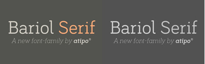 Bariol Serif by atipo.