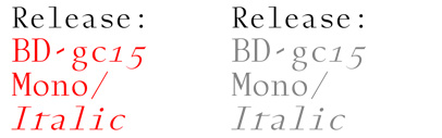 gc15‚ a monospaced serif‚ by @Bold_Decisions