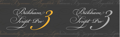 Bickham Script now supports Cyrillic and Greek.