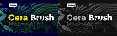 Cera Brush‚ the handmade display companion to Cera.