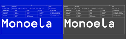Monoela by André Leonhardt & Dennis Michaelis