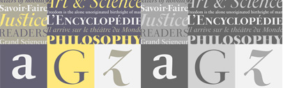 PS Fournier‚ created by Stéphane Elbaz‚ is designed in tribute to Pierre Simon Fournier.