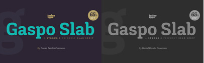 Gaspo Slab by @Latinotype. Gaspo Slab Family is 65% off until June 11.