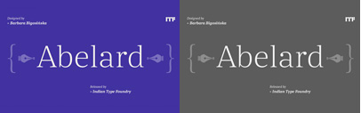 Abelard by @bbigosinska and Blonde Script by Nikola Giacintova