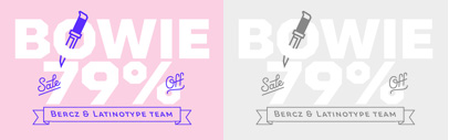 Bowie by @Latinotype. 79% off until June 24.