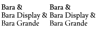 Bara Grande‚ Bara Display and Bara by Nikola Djurek