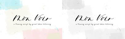 Mon Voir by Great Lakes Lettering