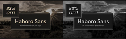 Haboro Sans by @insigneDesign. 83% off until July 21.