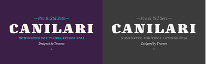 @Latinotype released Canilari by Patricio Truenos.