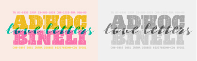 @itfoundry released License‚ Rosaline and Thug.